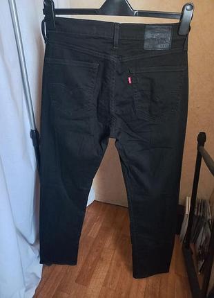 Чоловічі джинси levi's 514 straight black premium w30 l32 (оригінал)