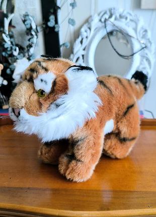 Мягкая игрушка тигр zsl let's work for wildlife
