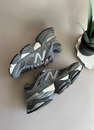 Стильні жіночі кросівки new balance 9060 x joe freshgoods dark gray