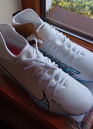 Футбольні копочки nike mercurial superfly 9 club fg/mg dj5959-146 оригінал нові р.37.5