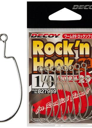 Крючок офсетный decoy worm29 rockn hook #1/0 (8 шт / уп)