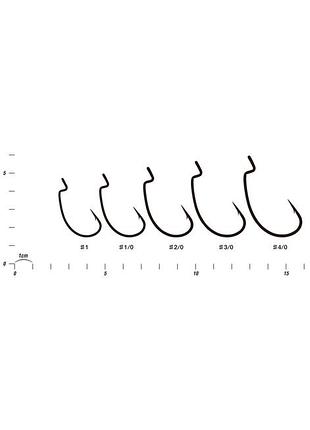 Крючок офсетный decoy worm13 kg hyper #01 (8 шт / уп)