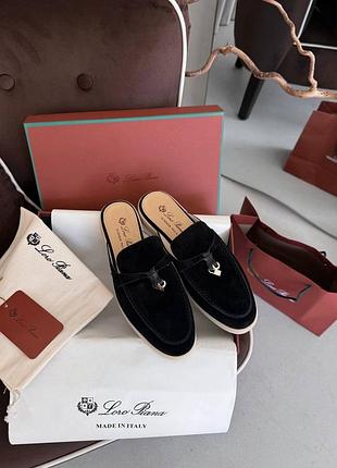 Мюлі жіночі loro pi@. na summer walk mule black. лофери
