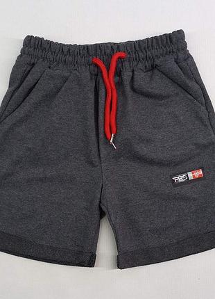Шорты детские для мальчика kids wear 7054-11 140см(р) т.серый меланж
