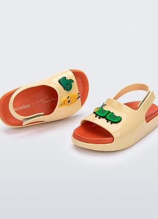 Mini melissa детские резиновые сандалии