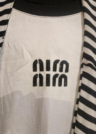 Кофта джемпер лонг miu miu 2