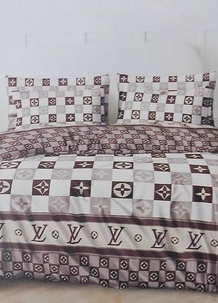 Комплект постельного белья vitex g895 полуторный(р) 70*70 коричневый