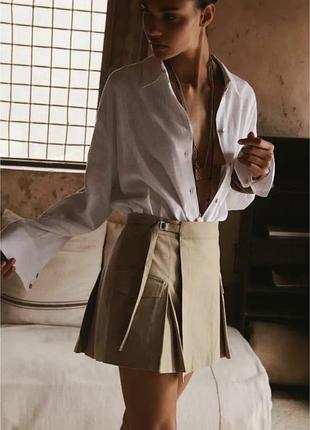Карго спідниця-шорти zara  розмір м