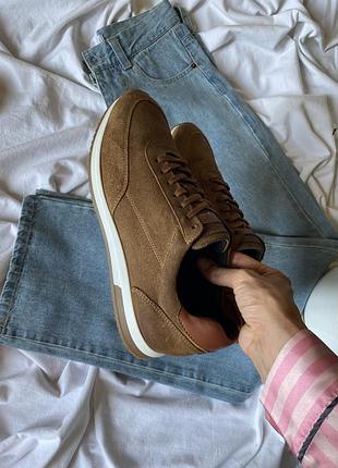 Мужские кроссовки из премиум замши loake bannister 42 (27см)