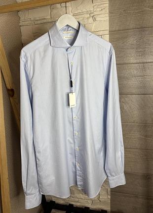 Чоловіча оригінальна сорочка suitsupply tailored fit l є ньюанс*