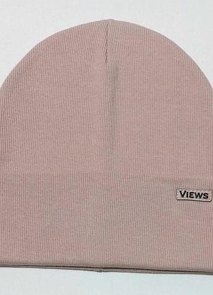 Демисезонная шапка views kraft 30110 54см(р) кофейный