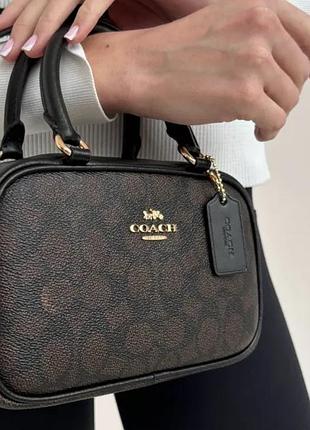 Небольшая женская сумочка на плечо coach (3537-2)