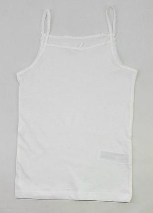 Майка для дівчинки primark bangladesh 83968 128см 134см(р) молочний