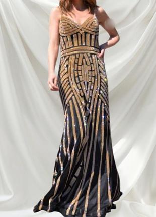 Вечірня сукня в стразах sherri hill jovanni