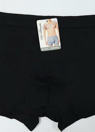 Труси шорти чоловічі sm premium 531a 5xl(р) чорний