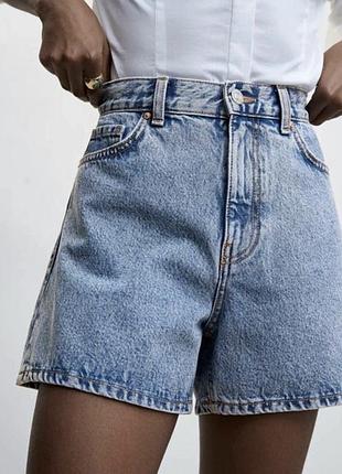 Шорты джинсовые zara