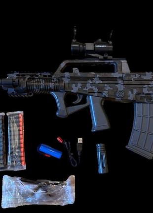 Іграшковий електричний автомат qbz-95 з лазерним прицілом