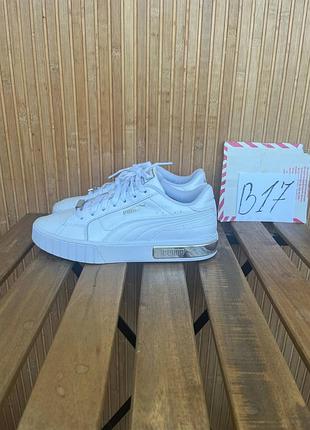 Кроссовки puma cali star metallic white
