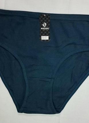 Трусы слипы женские anttifu 3018 3xl(р) т.зеленый