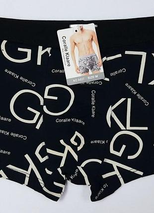 Труси шорти чоловічі corale klare 937a m(р) чорний