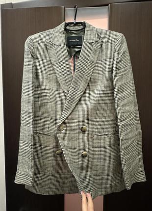 Костюм massimo dutti льняний жіночій массимо дутти
