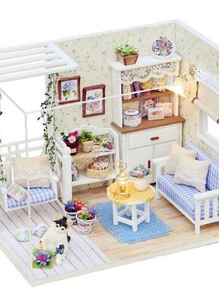 Румбокс щоденник кошеняти diy house roombox kitten diary інтер'єрний конструктор 3013 + купол