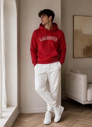 Худі lacoste червоного кольору