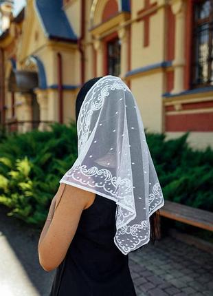 Хустка біла нова