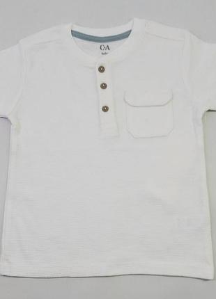 Футболка для хлопчика c&a 79453 92-98см(р) молочний