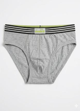 Трусы слипы для мужчины diadora lycra® bdo101506 xxl серый