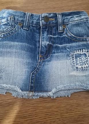 Джинсова спідниця guess jeans для дівчинки