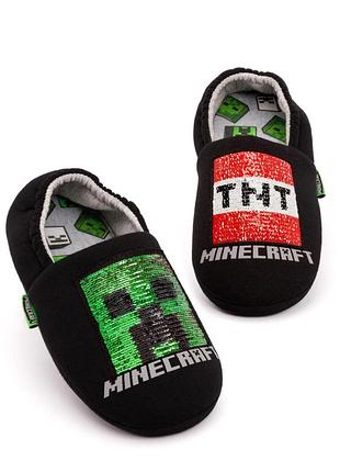 Гарні тапки з паєтками minecraft 29