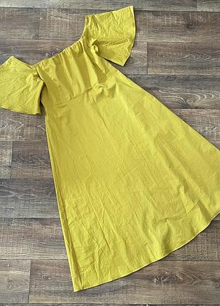 Нова бавовняна сукня zara, l