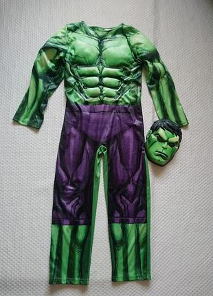 Карнавальный костюм халк marvel hulk с маской на 9-10 лет