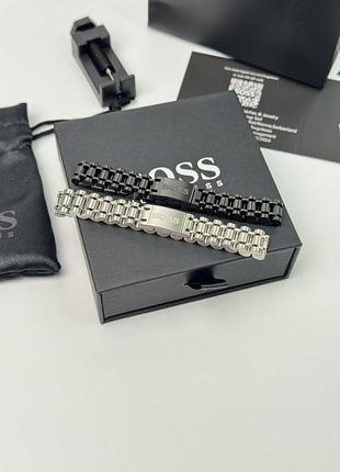 Браслет boss з нержавіючої
сталі широкий