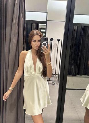 Сукня zara шовкова
