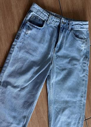 Джинси блакитні мом zara