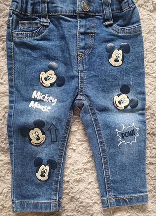 Джинсы disney 74 размера