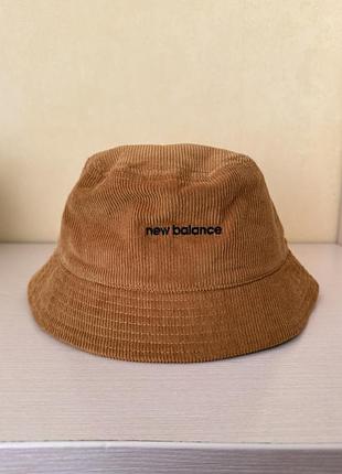 Панама оригінал new balance унісекс жовто-коричневого кольору
