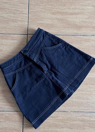 Джинсова спідниця zara