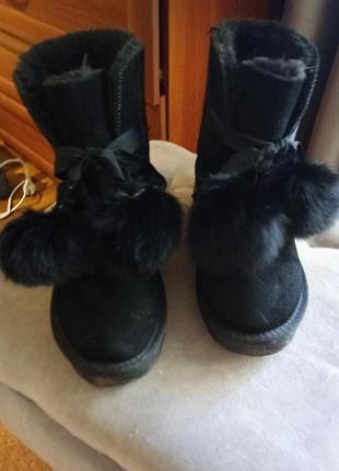 Угги из натуральной замши