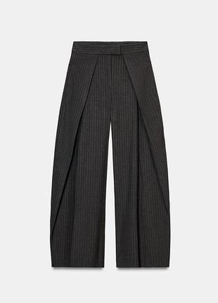 Штани wide leg zw collection із защіпами