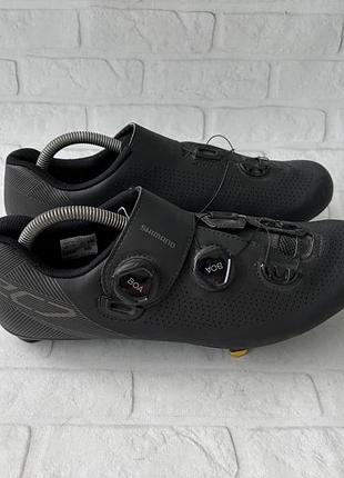 Shimano rc7 size 43 размер шимманировано черные шоссейные велотуфли велоузения велокроссовки велоображений обувь кроссовки кроссовки карбон оригинал