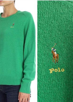 Ralph lauren акцентний вовняний светр, м/л