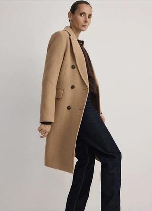 Пальто шерсть zara
