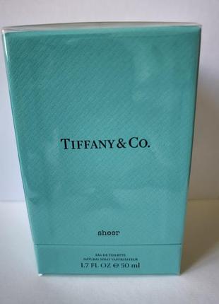 Tiffany tiffany & co sheer 50мл оригінал