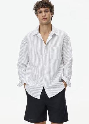 Лльняні чоловічі шорти h&m