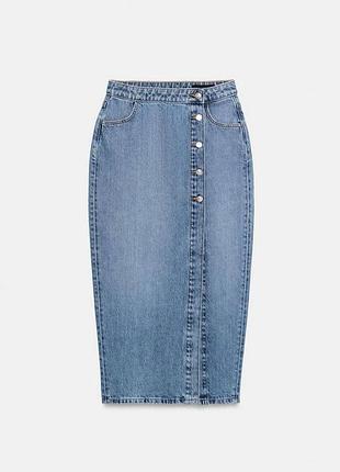 Джинсова спідниця zara