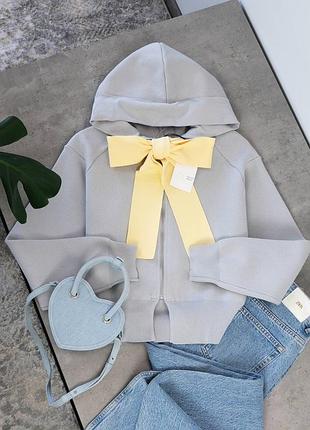 Худі з бантом стильне zara
