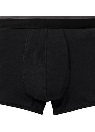 Трусы-боксеры однотонные полоска для мужчины livergy lycra® 318760-1_450235_427476 3xl черный